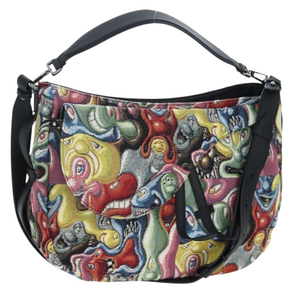 Christian Dior Kenny Scharf Saddle Soft Jacquard Printed Canvas
